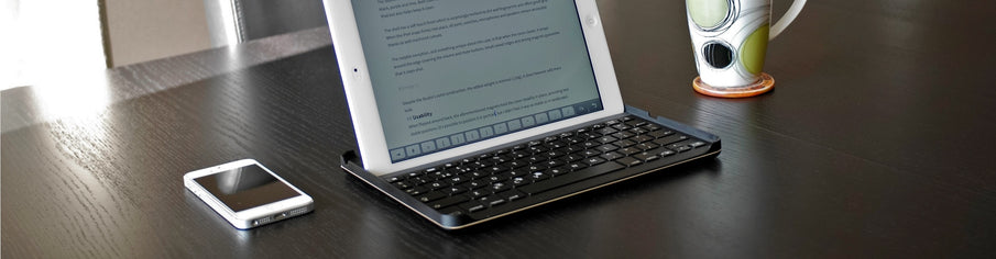iPad-fodral med tangentbord