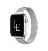 Apple Watch 42-49mm | Apple Watch (42/44/SE/45/46/49mm) - L'Empiri™ Milanese Thin Loop - Sølv - DELUXECOVERS.DK