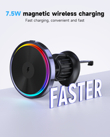 Mobilholder Trådløs (MagSafe) | <X>MagCold™ S22 - Trådløs Oplader til luftudtaget - MagSafe Kompatibel - DELUXECOVERS.DK