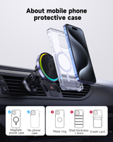 Mobilholder Trådløs (MagSafe) | <X>MagCold™ S22 - Trådløs Oplader til luftudtaget - MagSafe Kompatibel - DELUXECOVERS.DK