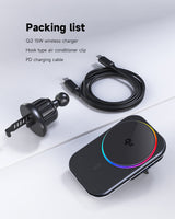 Mobilholder Trådløs (MagSafe) | <X>MagCold™ S26 - Trådløs Oplader til Bil - 15W - MagSafe Kompatibel - DELUXECOVERS.DK