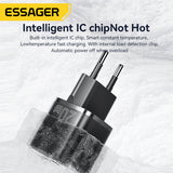 Vægoplader | ESSAGER™ | 20W Hurtigoplader – Vægoplader 3.0 – Sort - DELUXECOVERS.DK