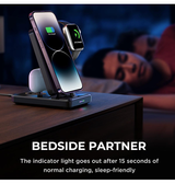 3-i-1 & Multi-Ladestationer | JOYROOM™ | 3-i-1 Ladestation til iPhone, Watch & AirPods - DELUXECOVERS.DK