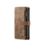 iPhone 16 Pro Max | iPhone 16 Pro Max - CaseMe™ Multifunktionel Læder Etui / Pung - Brun - DELUXECOVERS.DK