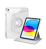 iPad Air 6 13" 2024 | iPad Air 13" (2024/2025/2026) - Akrylisk 360° Cover m. Stander - Lysegrå - DELUXECOVERS.DK
