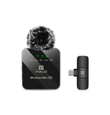 Mikrofon | Professionel Trådløs clip-on Mikrofon til (USB-C) - DELUXECOVERS.DK