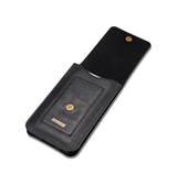 iPhone 17 Pro Max | iPhone 17 Pro Max - DG.MING™ Læder Bælte Sleeve M. Kortholder - Sort - DELUXECOVERS.DK