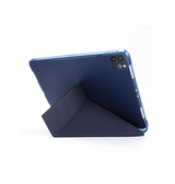 iPad Pro 12,9 (2021) | iPad Pro 12,9" (2022/2021) - Orgami Trifold Silikone Cover M. Stander - Navy - DELUXECOVERS.DK