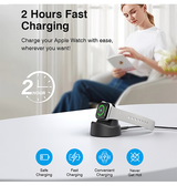 Apple Watch Opladere & Standere | Apple Watch - MagCold® Trådløs Oplader Stander - Sort - DELUXECOVERS.DK