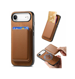 iPhone 17 Air | iPhone 17 Air - Valora™ MagSafe Cover med Aftagelig Kortholder - Retro Brun - DELUXECOVERS.DK