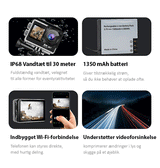 Action Kamera | ACTION-5K Action Kamera - SONY 386-sensor - 60 FPS - DELUXECOVERS.DK