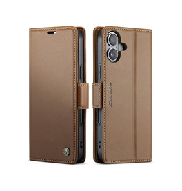 iPhone 17 | iPhone 17 - CaseMe™ Neo Læder Cover / Pung - Brun - DELUXECOVERS.DK
