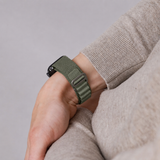 Apple Watch 42-49mm | Apple Watch (42/44/SE/45/46/49mm) - L'Empiri™ Trail-X Nylon Loop - Grøn - DELUXECOVERS.DK