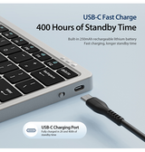 iPad Mini 1/2/3 | iPad Mini 1/2/3 - DUX DUCIS™ - Bluetooth Tastatur m. Trackpad - Sort - DELUXECOVERS.DK