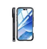 iPhone 17 Pro Max | iPhone 17 Pro Max - ToughCase Hybrid-X Håndværker Cover - Sort - DELUXECOVERS.DK