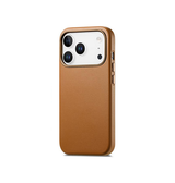 iPhone 17 Pro Max | iPhone 17 Pro Max - DeLX® Læder Cover - MagSafe Kompatibel - Brun - DELUXECOVERS.DK