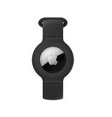 AirTag | Apple AirTag 1/2 silikonarmband - För barn/vuxna – Svart - DELUXECOVERS.SE