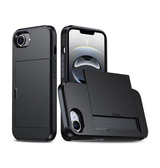 iPhone 17e / 16e | iPhone 17e / 16e - Deluxe™ Håndværker Cover M. Kortholder - Sort - DELUXECOVERS.DK
