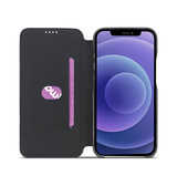 iPhone 13 Pro | iPhone 13 Pro - LC.IMEEKE™ Læder Flip Cover M. Kortholder - Sort - DELUXECOVERS.DK