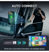 CarPlay Adapter | Trådløs CarPlay & Android Auto Adapter – USB – Carabc™ - DELUXECOVERS.DK