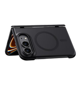 iPhone Fold - DeLX™ MagSafe Cover M. Integreret HD-film - Sort