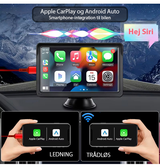 Carplay Skærm | CarPlay Skærm til bil – trådløs/kablet Apple CarPlay & Android Auto - DELUXECOVERS.DK