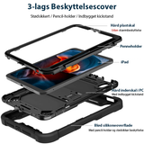 iPad Mini 6 | iPad Mini 6/7 (2021/2024) - ToughCase™ 360° Håndværker Cover - Sort - DELUXECOVERS.DK