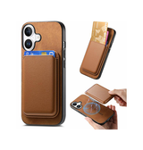 iPhone 17 | iPhone 17 - Valora™ MagSafe Cover med Aftagelig Kortholder - Retro Brun - DELUXECOVERS.DK
