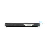 iPhone 12 | iPhone 12 - LC.IMEEKE™ Læder Flip Cover M. Kortholder - Sort - DELUXECOVERS.DK