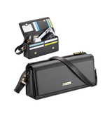 iPhone 17 Pro Max | iPhone 17 Pro Max - CaseMe™ Multifunktionel Skuldertaske - Sort - DELUXECOVERS.DK