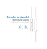 In-ear Headset | USB-C In-Ear Høretelefoner med Mikrofon - HiFi Mega Bass - Hvid - DELUXECOVERS.DK