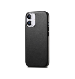 iPhone 17 | iPhone 17 - DeLX® Læder Cover - MagSafe Kompatibel - Sort - DELUXECOVERS.DK