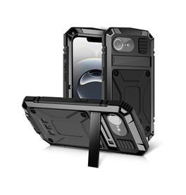 iPhone 17e / 16e | iPhone 17e / 16e - R-JUST™ Safeguard Vandtæt 360° Cover - Sort - DELUXECOVERS.DK