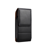 iPhone 17 Pro Max | iPhone 17 Pro Max - Læder Bæltetaske / Etui M. Clip - Sort - DELUXECOVERS.DK
