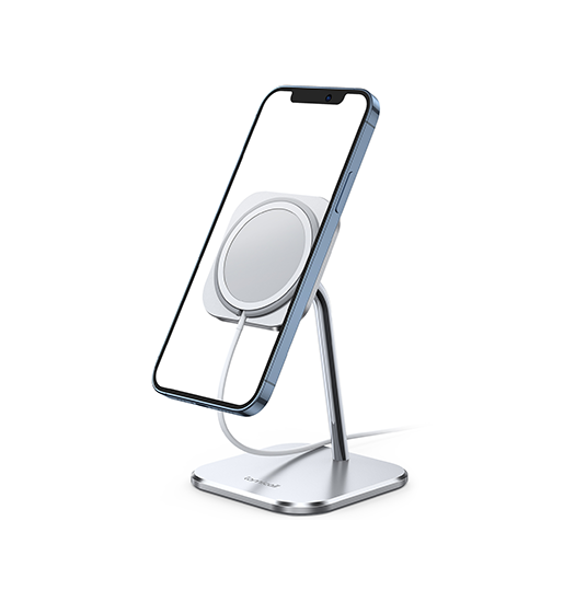 3-i-1 & Multi-Ladestationer | Lamicall™ Justerbar Mobilholder til Skrivebord - MagSafe-kompatibel - DELUXECOVERS.DK