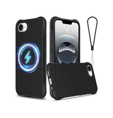 iPhone 17e / 16e | iPhone 17e / 16e - DeLX™ Wave Silikone Cover - MagSafe kompatibel - Sort - DELUXECOVERS.DK