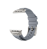 Apple Watch 42-49mm | Apple Watch (42/44/SE/45/46/49mm) - High Stretch Armor Silikonerem - Lysegrå - DELUXECOVERS.DK