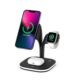3-i-1 & Multi-Ladestationer | DeLX™ 3-i-1 MagSafe Kompatibel Oplader til iPhone, iWatch & AirPods - Sort - DELUXECOVERS.DK