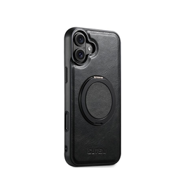 iPhone 17 | iPhone 17 - Suteni® 360° vegan-læder cover M. MagSafe - Sort - DELUXECOVERS.DK