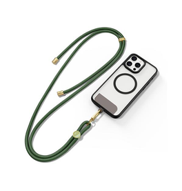 Mobilrem, håndledsrem, Nylon snor | DUX DUCIS™ Lang Nylon Snor / Strop til Mobil & iPhone - Army grøn - DELUXECOVERS.DK