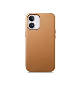 iPhone 16 | iPhone 16 - DeLX® Læder Cover - MagSafe Kompatibel - Brun - DELUXECOVERS.DK