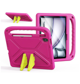 iPad Air 6 11" 2024 | iPad Air 11" (2024/2025/2026) - Børnecover M. Stander - DUX DUCIS™ - Pink - DELUXECOVERS.DK