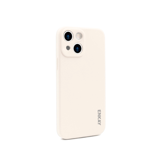 iPhone 13 - ENKAY™ Smooth Silikonskal - Beige