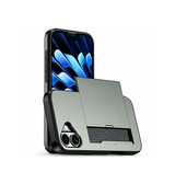 iPhone 16 | iPhone 16 - Deluxe™ Håndværker Cover M. Kortholder - Army - DELUXECOVERS.DK