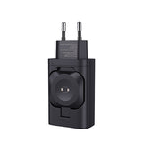 Vægoplader | Apple Watch - MagCold® Trådløs Oplader & Vægoplader - 23W - Sort - DELUXECOVERS.DK