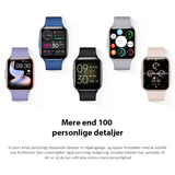 SmartWatch | Smartwatch aktivitetsur IP68 – 1,69″ HD skærm - Bordeauxrød – MotionMate™ - DELUXECOVERS.DK