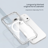 iPhone 18 Pro | iPhone 18 Pro - NILLKIN® Ultra Clear MagSafe-skal - Svart - DELUXECOVERS.SE