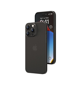 iPhone 12 Pro Max | iPhone 12 Pro Max - Ultratynd Matte Series Cover V.2.0 - Sort - DELUXECOVERS.DK