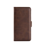 iPhone 16 Pro Max | iPhone 16 Pro Max - Retro Diary Læder Cover Etui M. Pung - Brun - DELUXECOVERS.DK