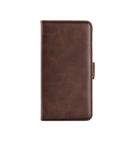 iPhone 16 Pro Max | iPhone 16 Pro Max - Retro Diary Læder Cover Etui M. Pung - Brun - DELUXECOVERS.DK